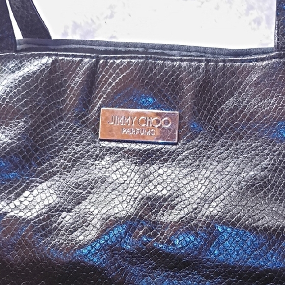 Jimmy Choo Black Leather Tote Bag - Picture 2 of 3